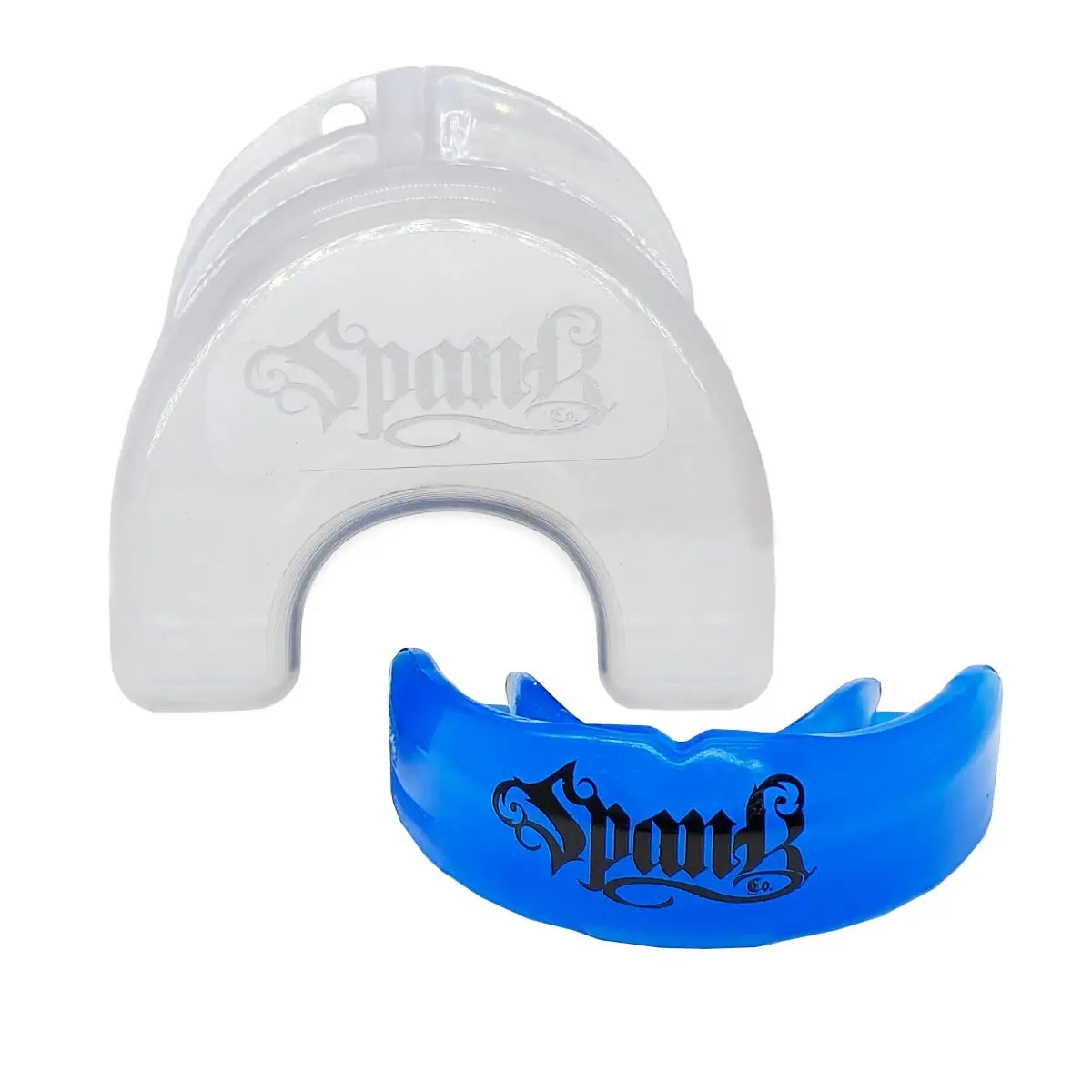 Protetor Bucal Arcada Superior Profissional Moldável - AZUL - Spank