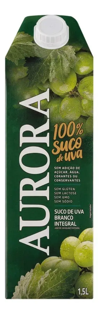 Suco De Uva Integral Aurora Branco 1,5l - 1