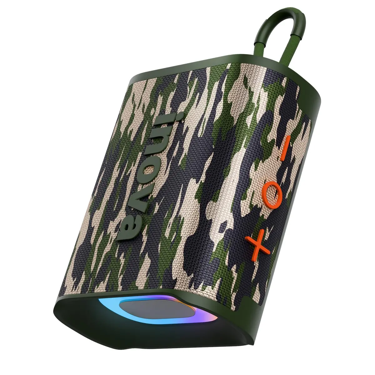 Caixa de Som Bluetooth, Alto-falante Bluetooth, IP67 à Prova d'Água e Poeira, Ideal para Ambientes Internos, Externos e Passeios (verdemilitar) - 1