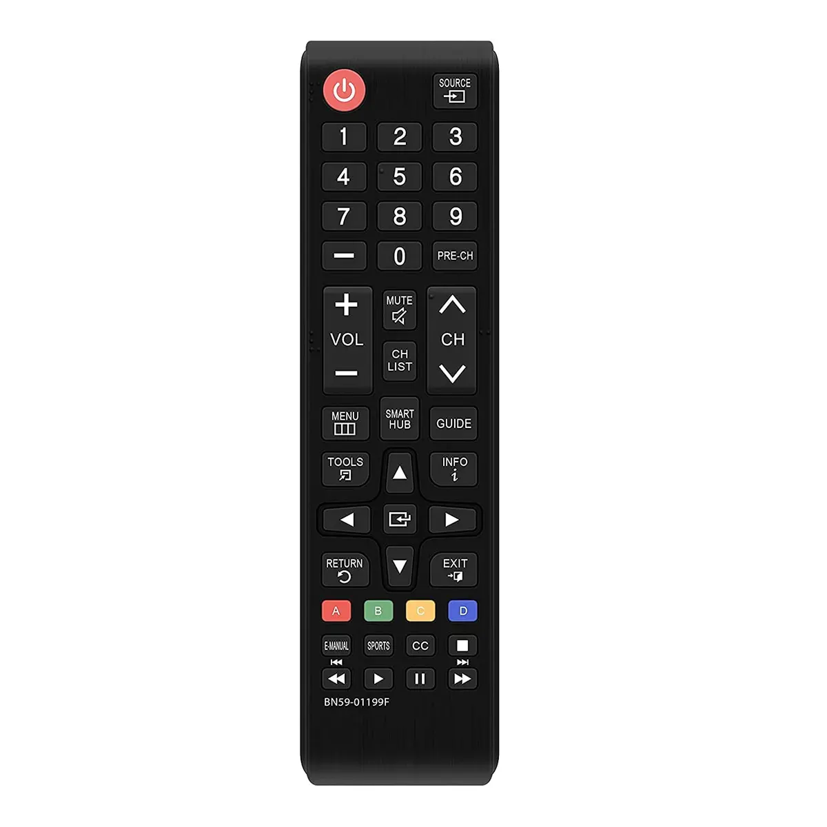 Controle remoto universal de substituição para TV Samsung LCD LED HDTV 3D, smart TV