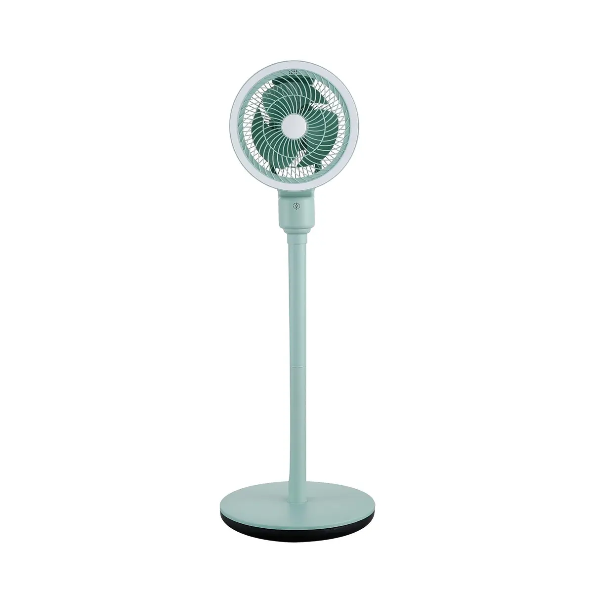 HEPTA WORLD Ventilador de Coluna 43cm, 5 Hélices, 3 Velocidades, Função Oscilante, Silencioso, Design Slim, Classe A Eficiência Energética para Casa e Escritório, Verde Menta, 110V - 1