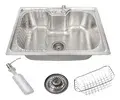 Cuba Stillus Home Gourmet Cozinha Aço Inox Com Acessórios 50x40cm Cor Prateado - 1