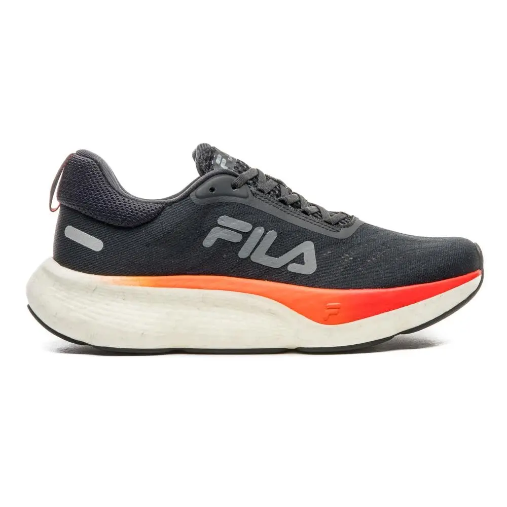 Tênis Fila Float Maxxi 2 Preto Vermelho e Laranja