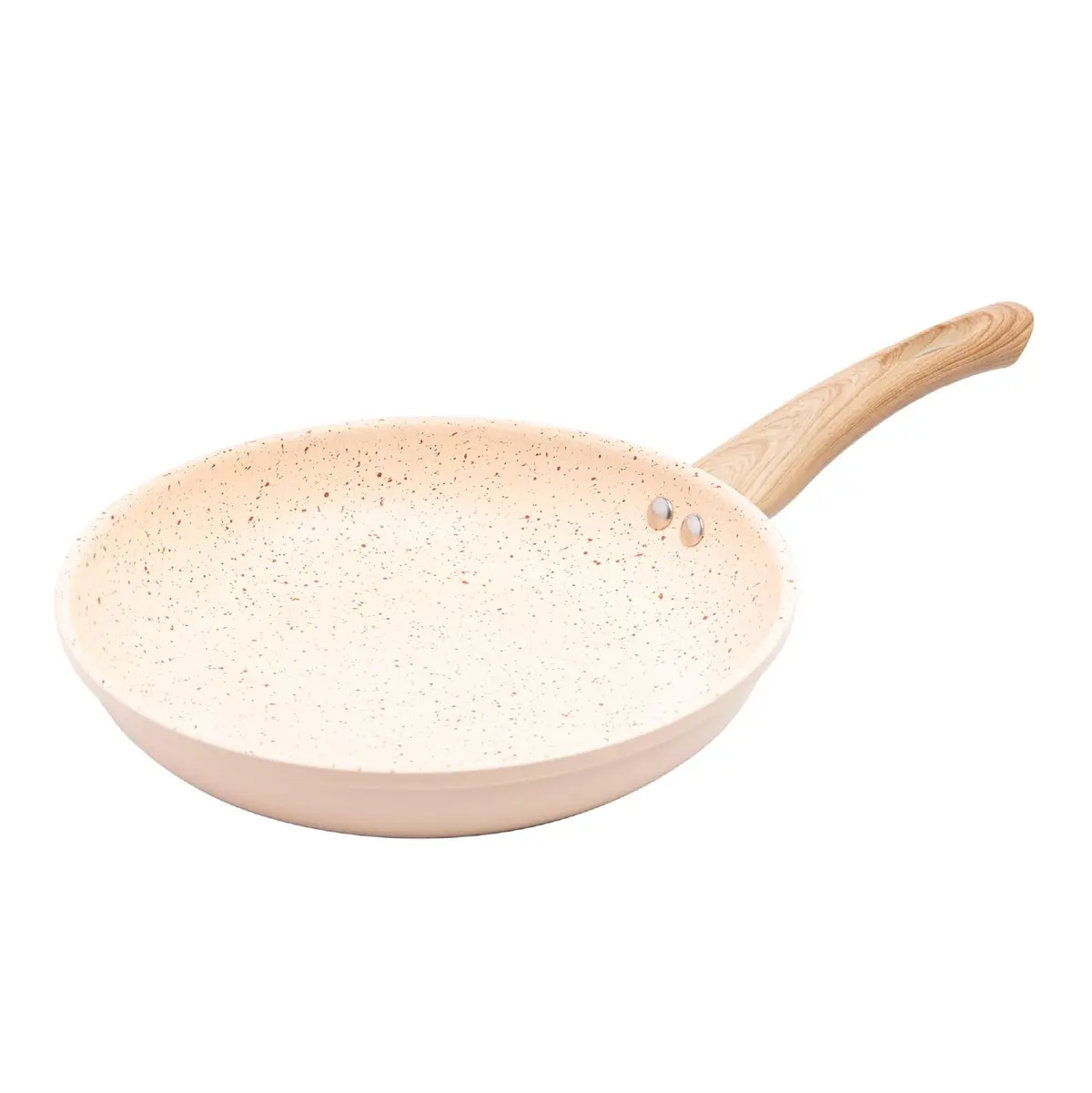 LYOR - Frigideira de Indução em Alumínio com Revestimento Cerâmico Granilite Bege 24cm