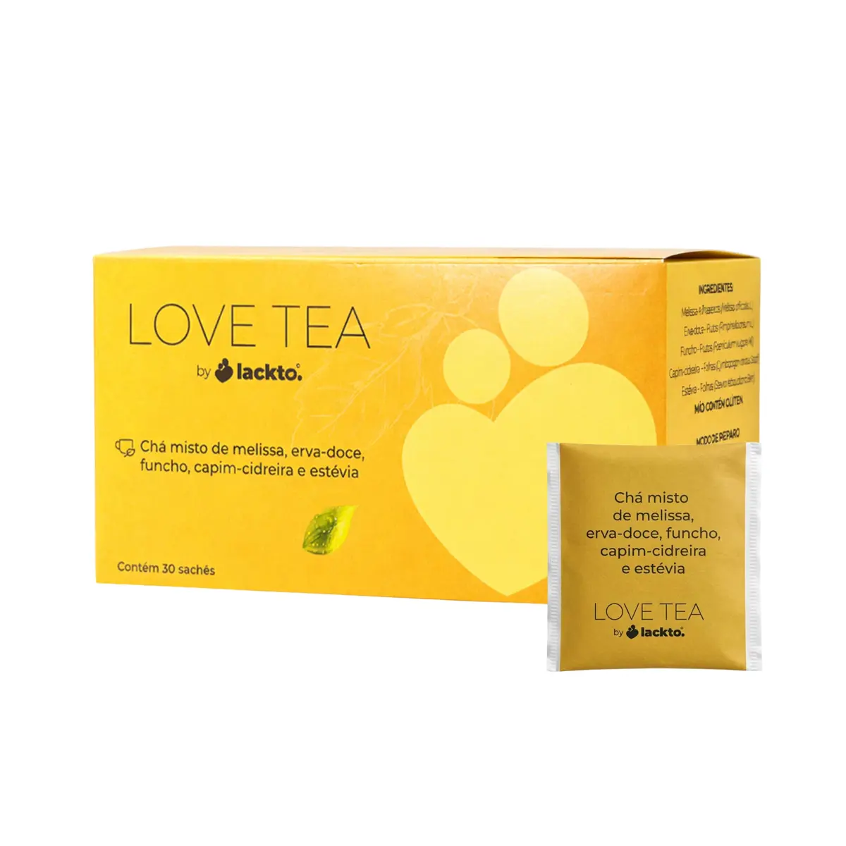 Chá da Amamentação | Chá da Mamãe | 30 Sachês 5 Ervas Naturais | Suporte Amamentação | Sem Corantes Sem Conservantes 100% Natural | Love Tea | 1 Caixa