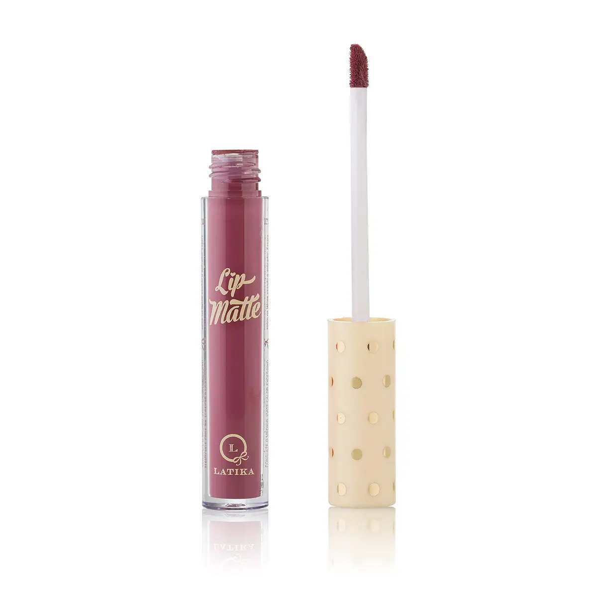 Latika Lip Matte n° 32 batom líquido matte nude marrom escuro de longa duração e alta pigmentação 4ml