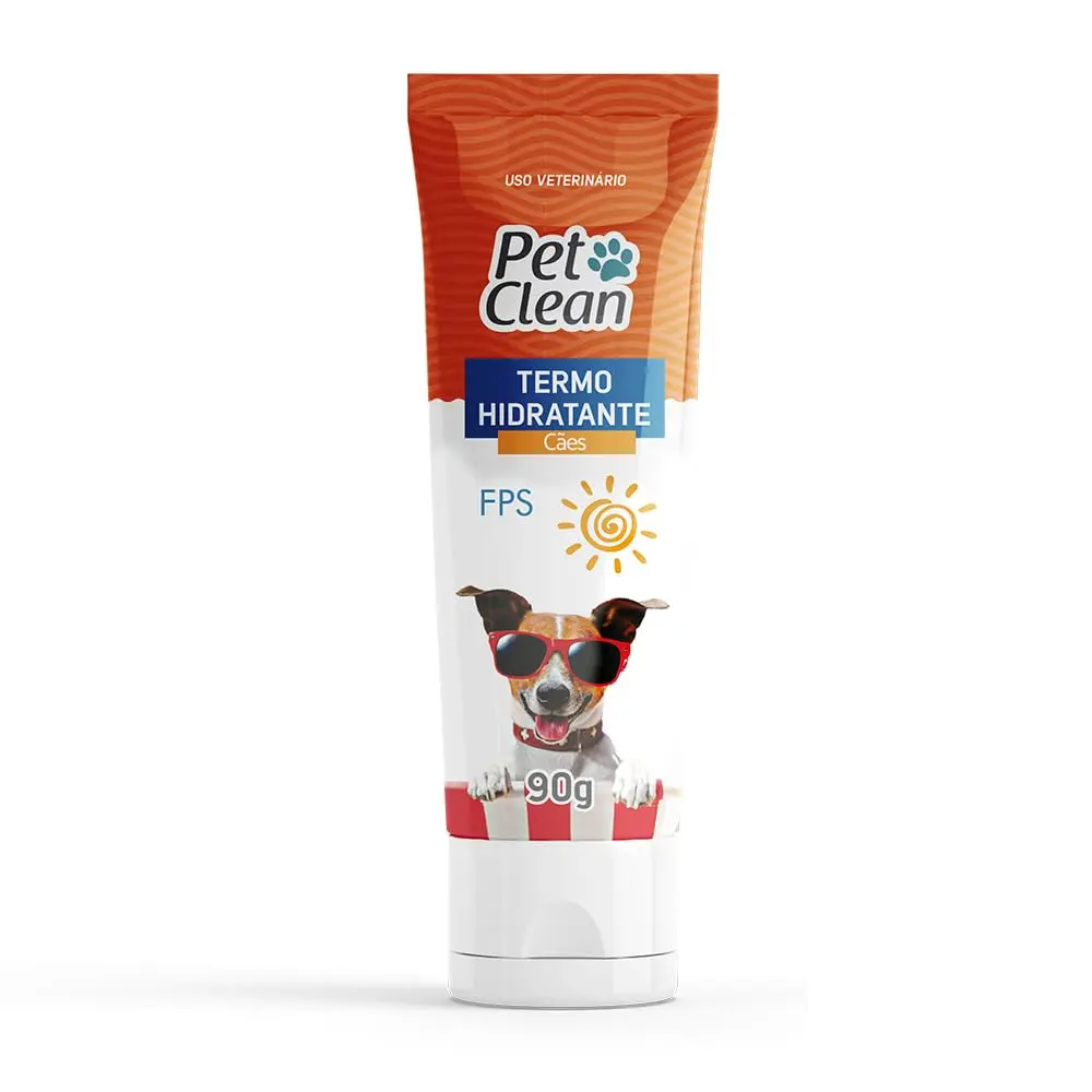 Termo Hidratante Pet Clean para Cães com FPS 90g Filtro UV Proteção Solar
