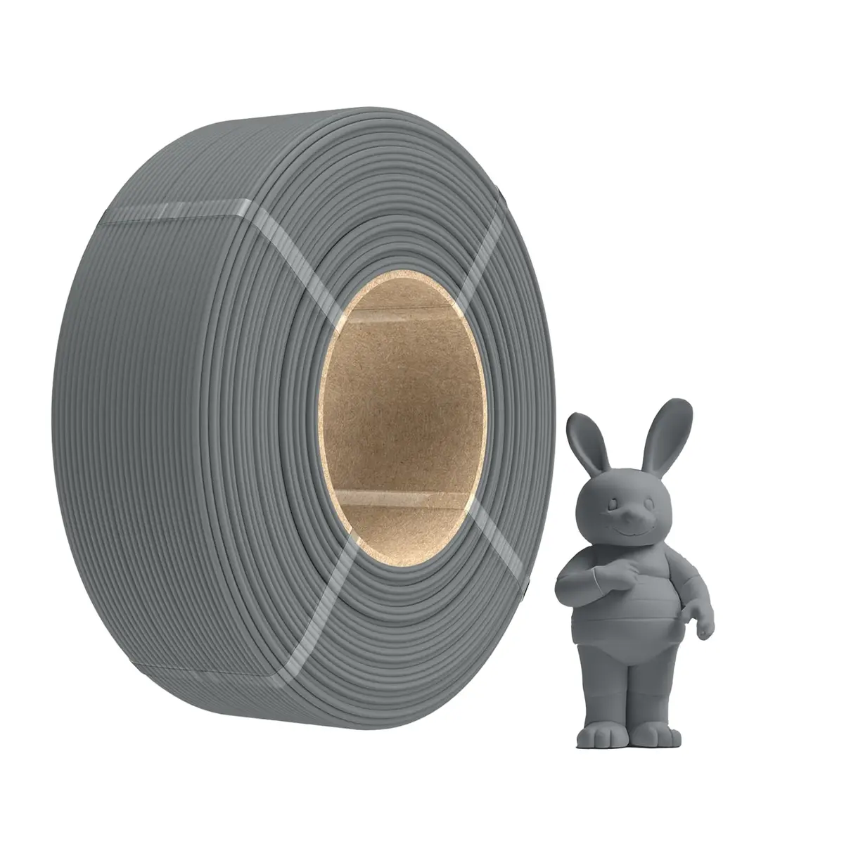 Creatorally Filamento PLA Fosco Alta Velocidade 1,75mm 1kg Cinza Refil | Até 600mm/s, Matte premium, Precisão ±0,02mm, Fluxo estável, Baixo emaranhamento