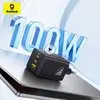 Carregador BASEUS Super Rápido com 100W, Três Saídas, USB A e USB C, Suporte a QC, PD e PPS - 1