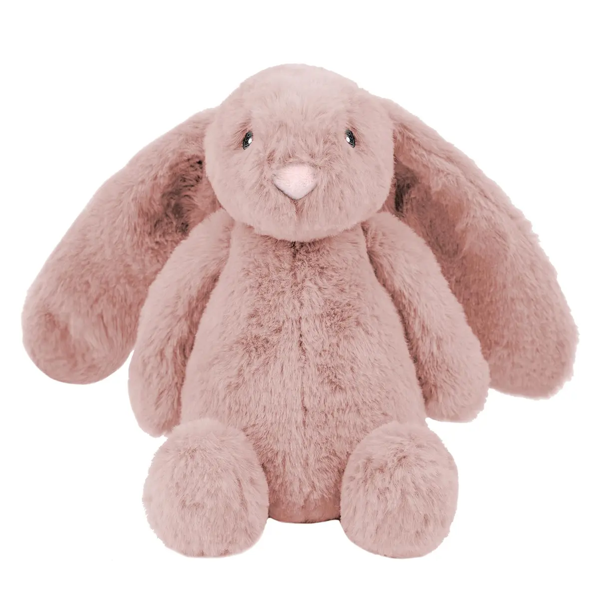 Best Pet Supplies Brinquedo interativo para cachorro Bunny Buddy com enrugamento e enriquecimento estridente para filhotes de raças pequenas e médias, fofo e de pelúcia - Coelho (maciço)