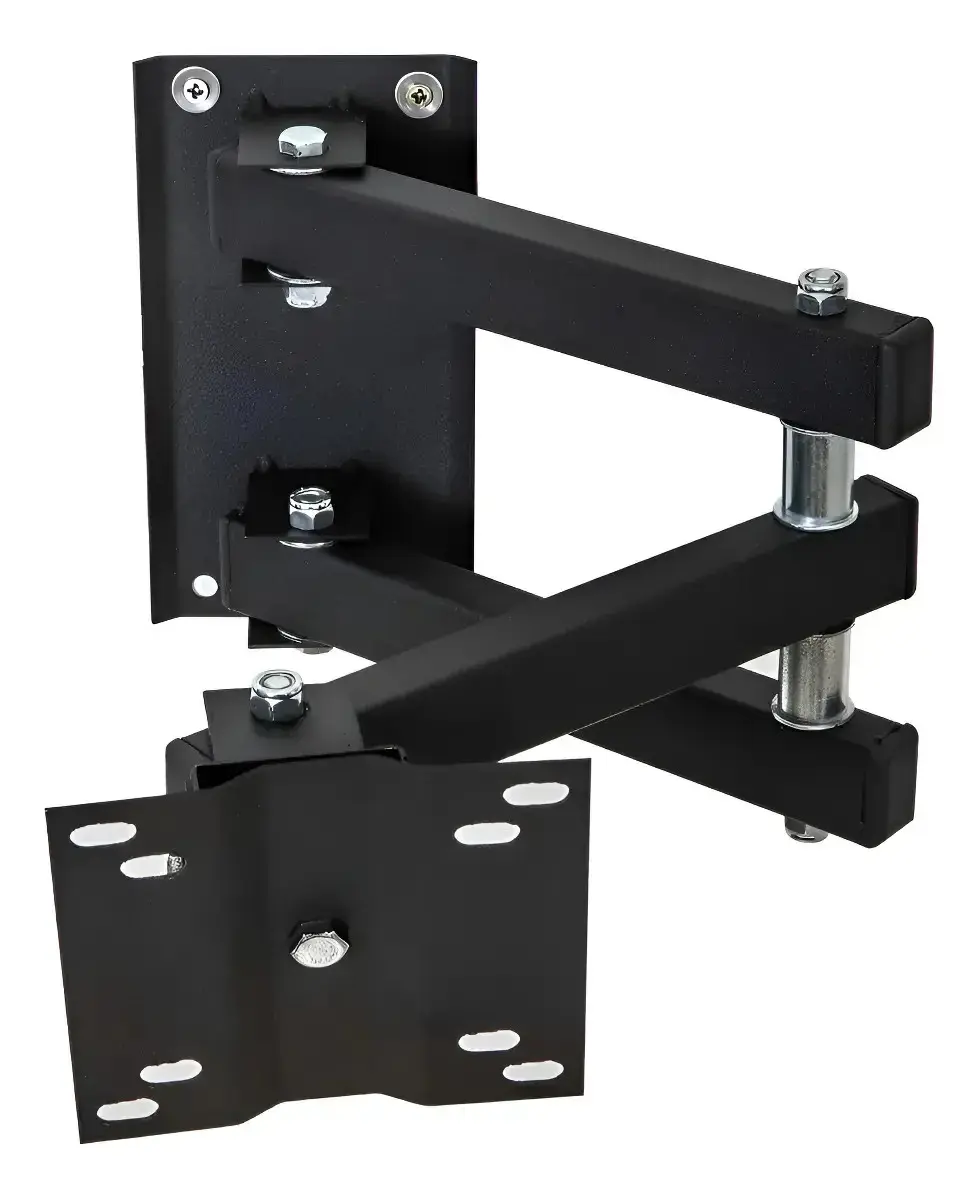 Suporte Tv Articulado Monitor Led 28 32 40 43 50 55 Polegada Preto - 1