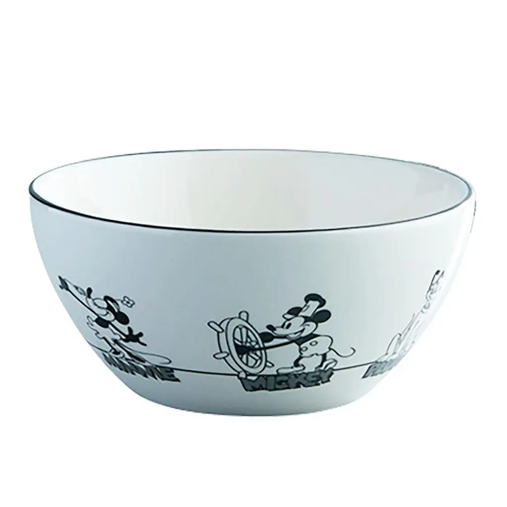 Bowl Cerâmica Mickey Mouse e Amigos Disney 550ML - Tuut