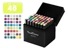 Kit Canetas Marcadoras Dupla Ponta 48 Cores - 1