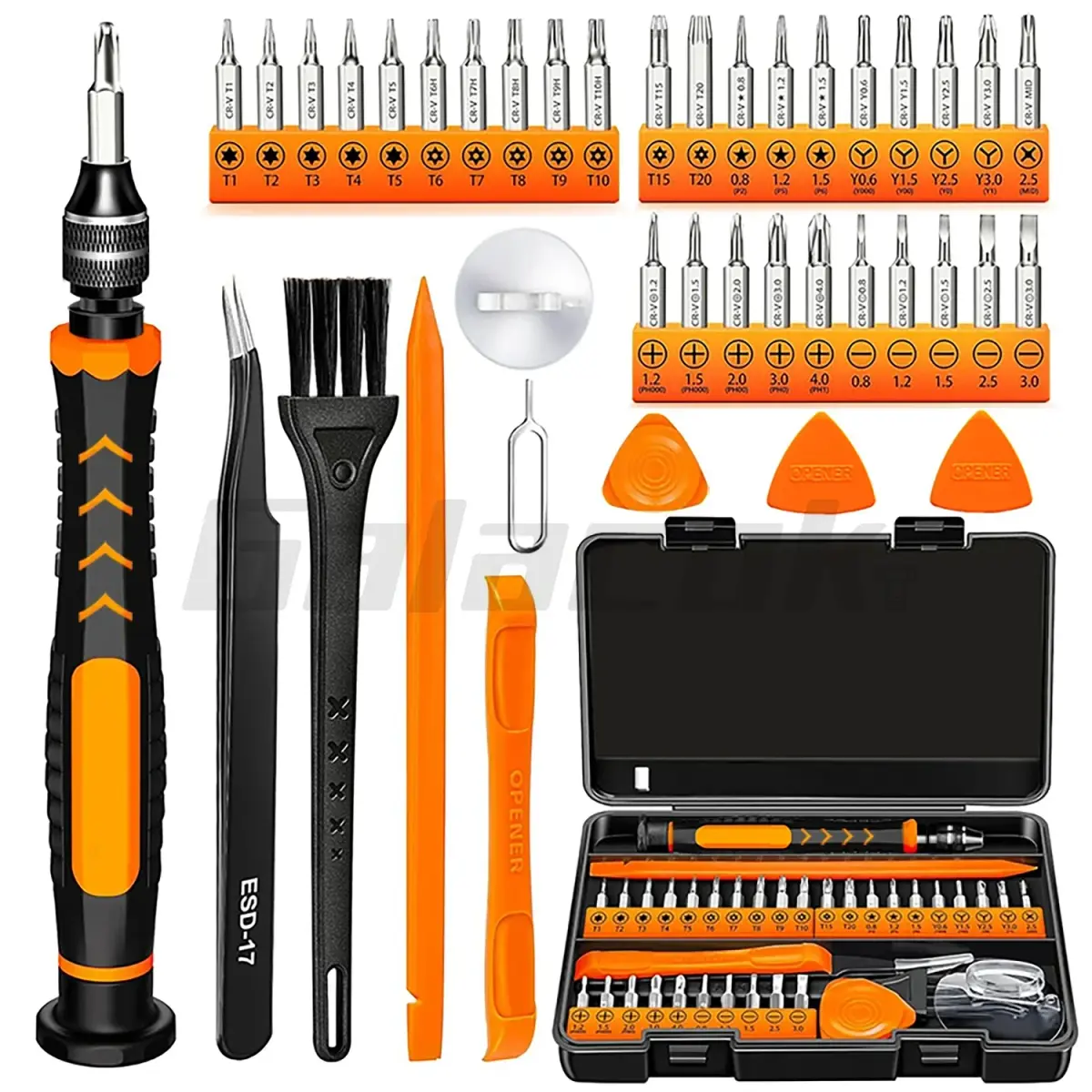 40 em 1 conjuntos de chave de fenda de precisão kit de ferramentas de reparo de telefone multifuncional conjunto de ferramentas manuais diy para macbook relógio pc eletrônico