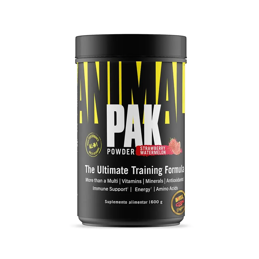 Suplemento Animal Pak Powder - Universal Nutrition (600g, Strawberry Watermelon)