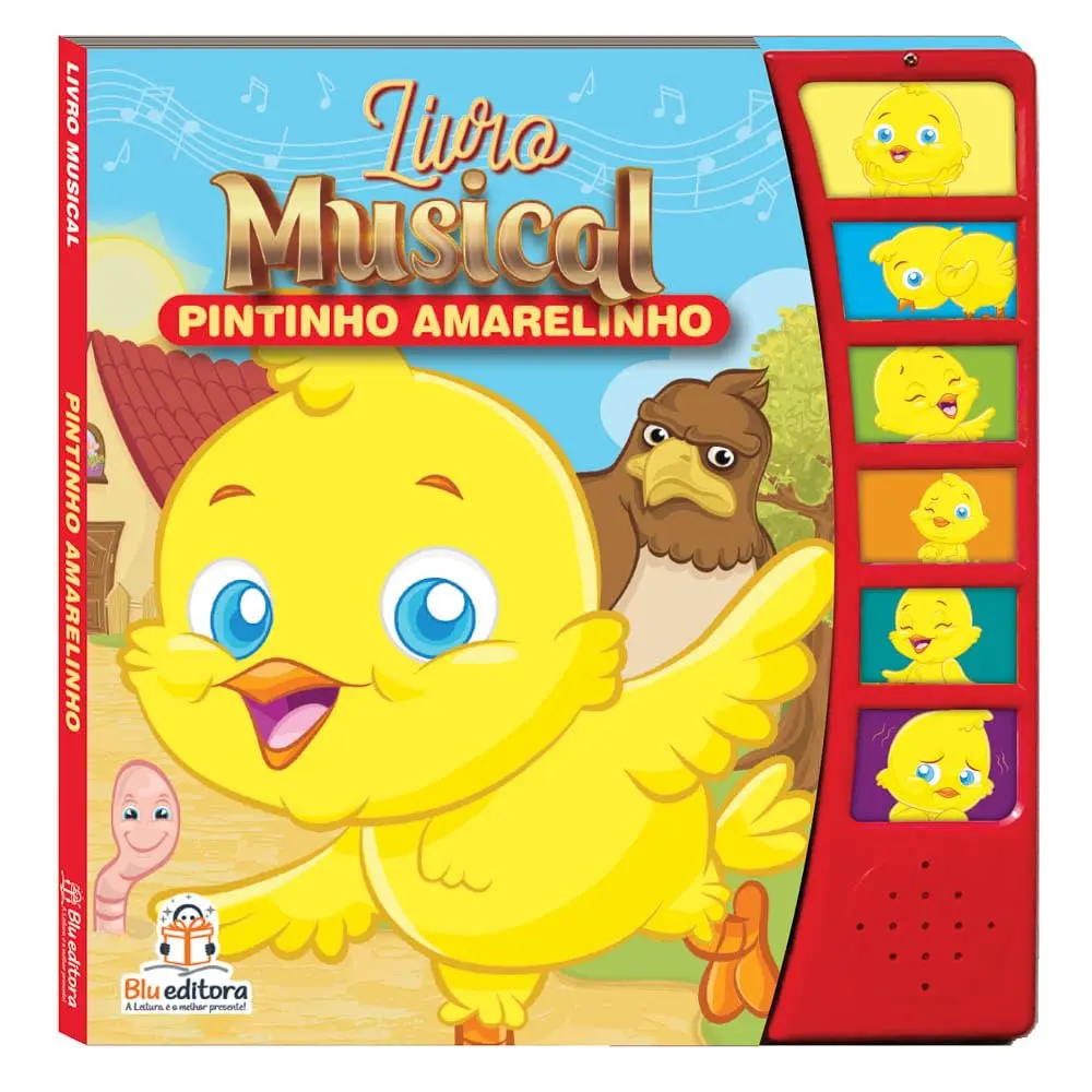 Livro musical: pintinho amarelinho - 1