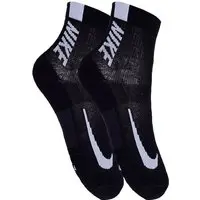 Kit Meia Cano Médio Nike Multiplier Corrida 2 Pares Adulto