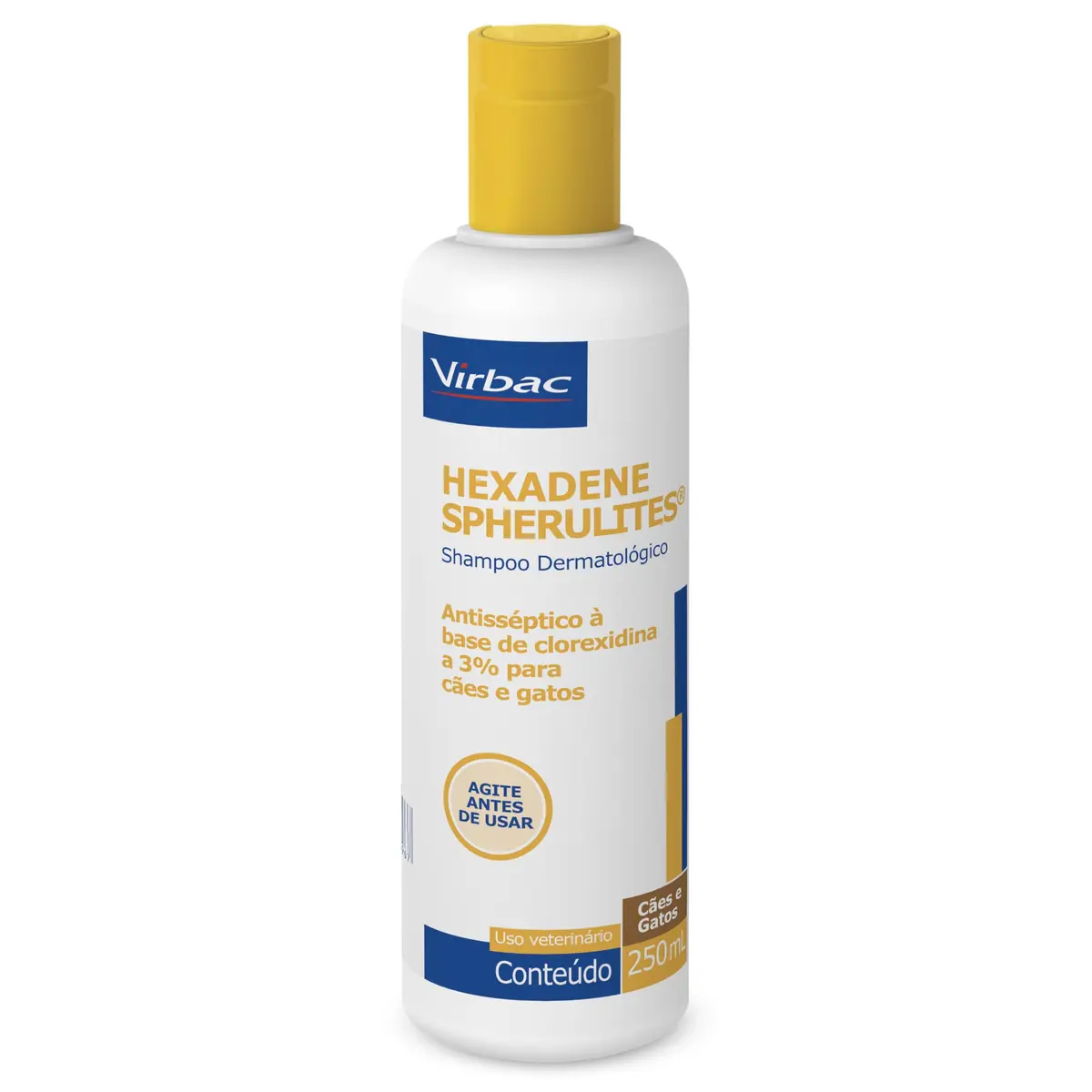 Virbac Hexadene Shampoo Spherulites para Cães e Gatos 250 mL - 1