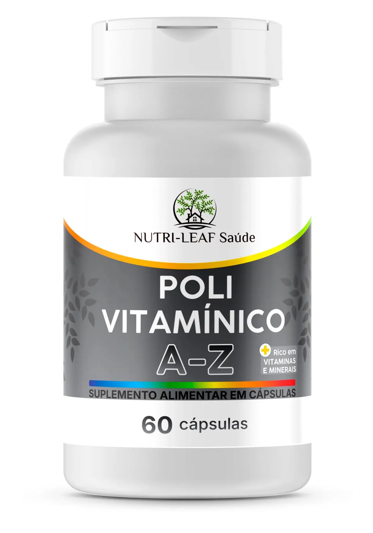 Polivitamínico A-Z Vitaminas e Minerais Nutri Leaf | Para Imunidade, Cansaço Físico e Mental, Energia e Saúde Diária, Alta Absorção - 1