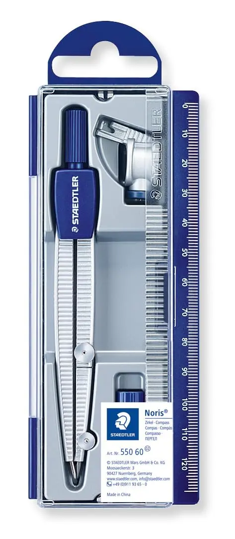 Compasso, Staedtler, 550 60 02, Cabeça de Fricção, Metal - 1