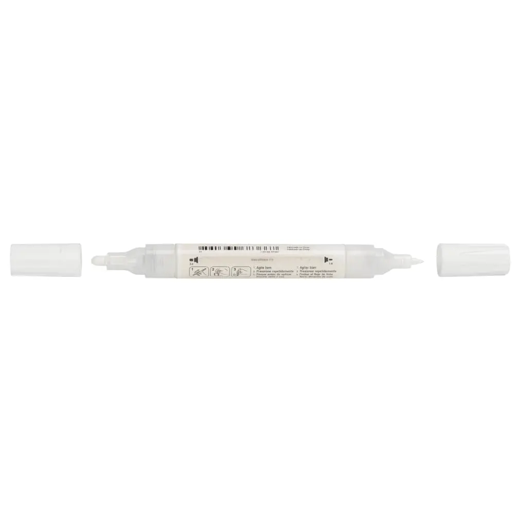 Marcador MultiMark Multisuperfície Faber-Castell - Branco, 1 marcador