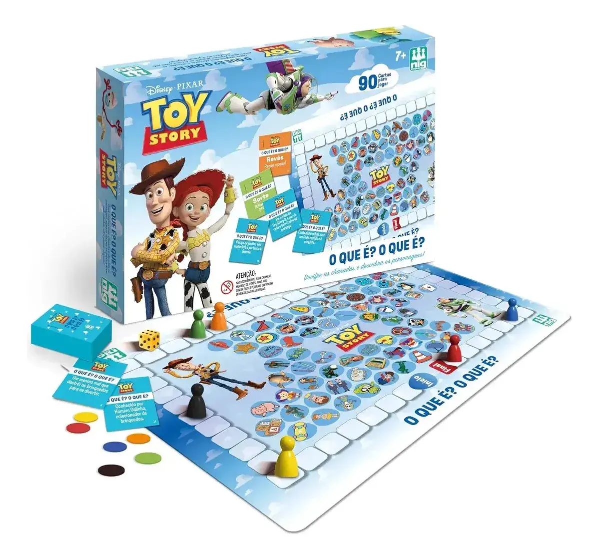Jogo O Que É O Que É? Perguntas E Respostas Toy Story 2026nig Nig Brinquedos Em Português - 1