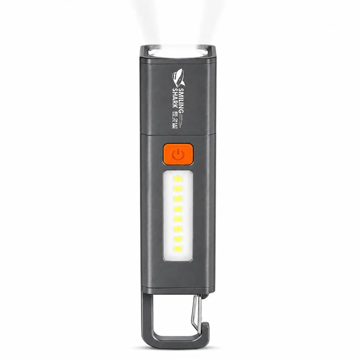 Mini Lanterna LED Recarregável USB-C Resistente à Água Iluminação Potente | 3 Modos de Iluminação, XPE e COB, Resistente à Água, 15,6 x 3 cm,