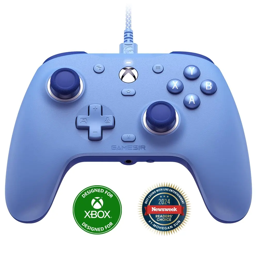 GameSir G7 SE Controle com Fio para PC, Xbox One, Xbox Series X|S, Gamepad para Jogos Plug and Play (Azul)