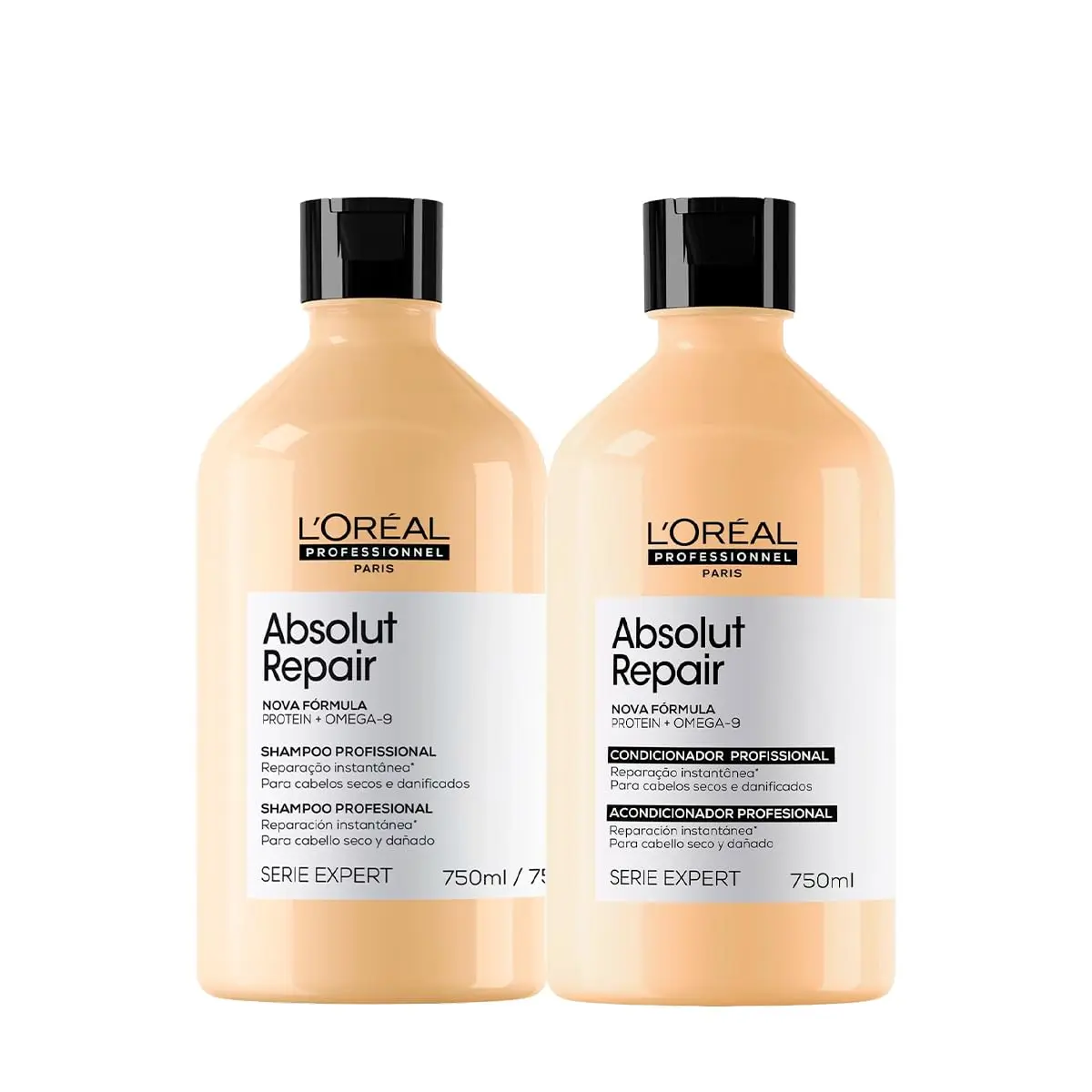 Kit L'Oréal Professionnel Absolut Repair - Shampoo e Condicionador 750 sem Pump (2 produtos)