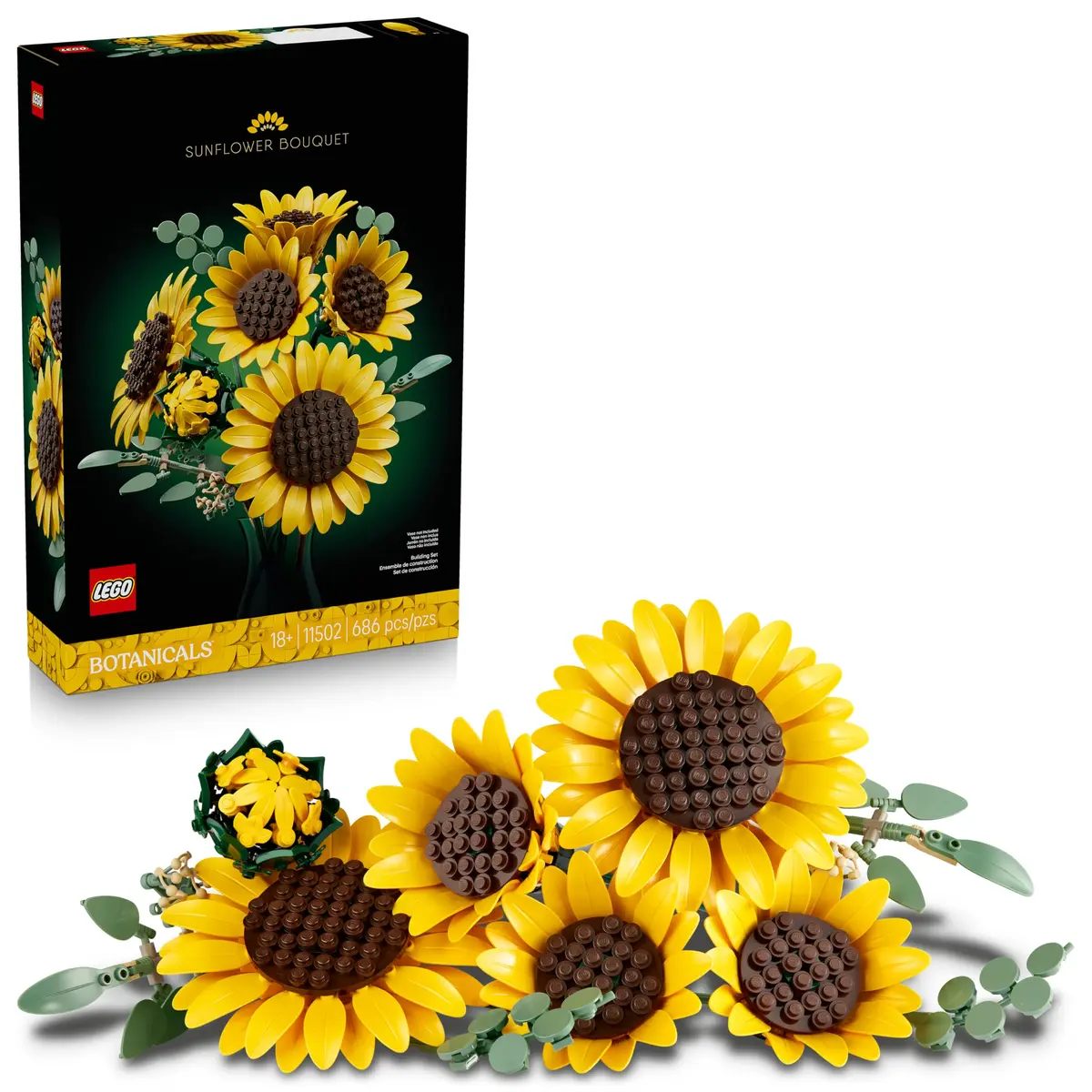 LEGO Botanicals Arranjo de Flores - para Adultos, Anos 18+ - Flores 10345 - 1