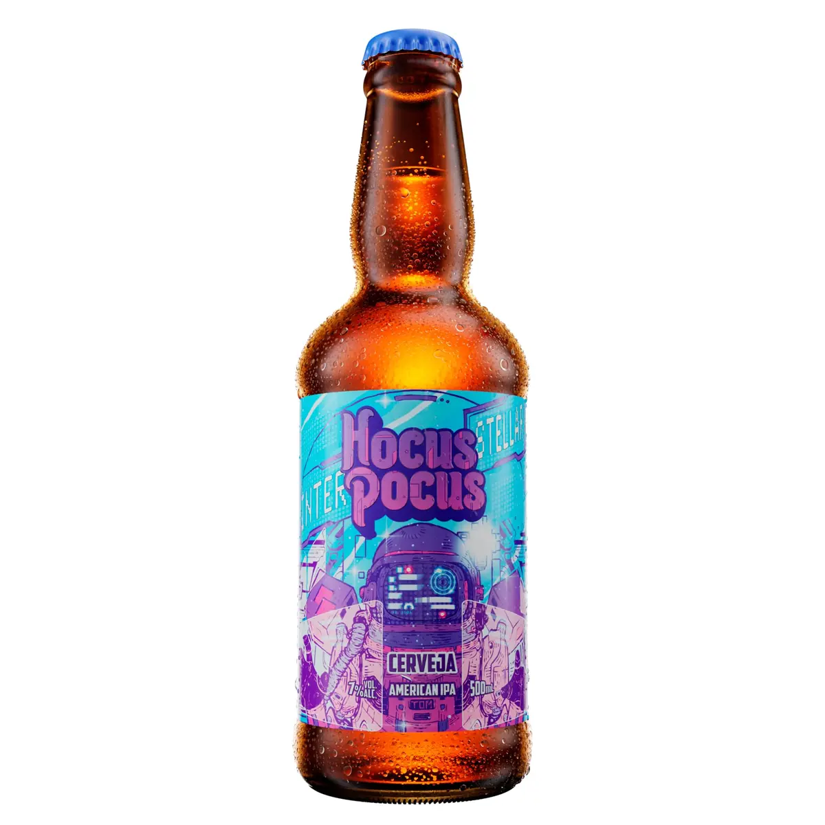 Hocus Pocus Cerveja Interstellar India Pale Ale 500Ml Garrafa