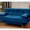 [Meli +] Sofá Cama 1,80m França Suede Várias Cores - 1