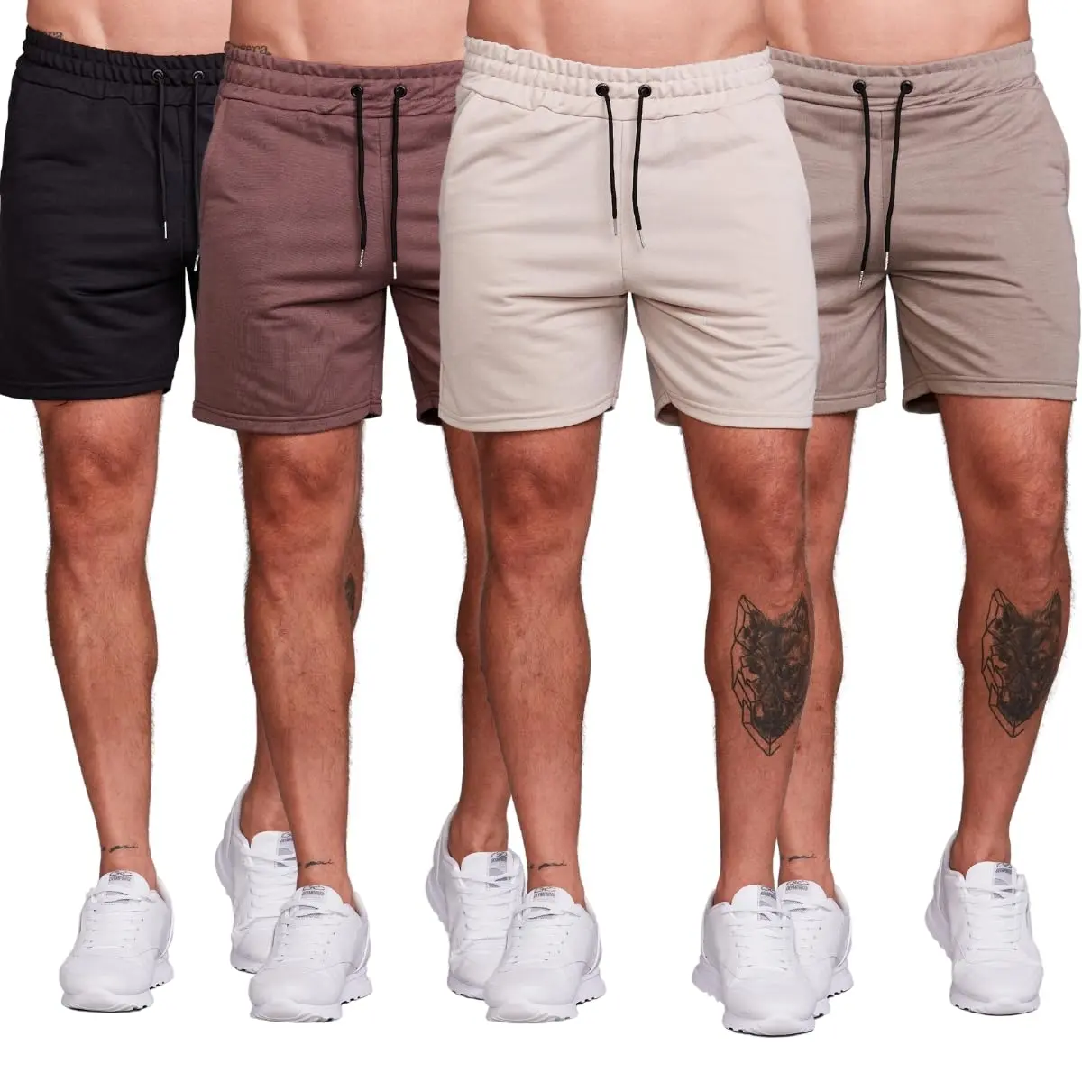 KIT 4 Bermuda Shorts Moletinho Masculino