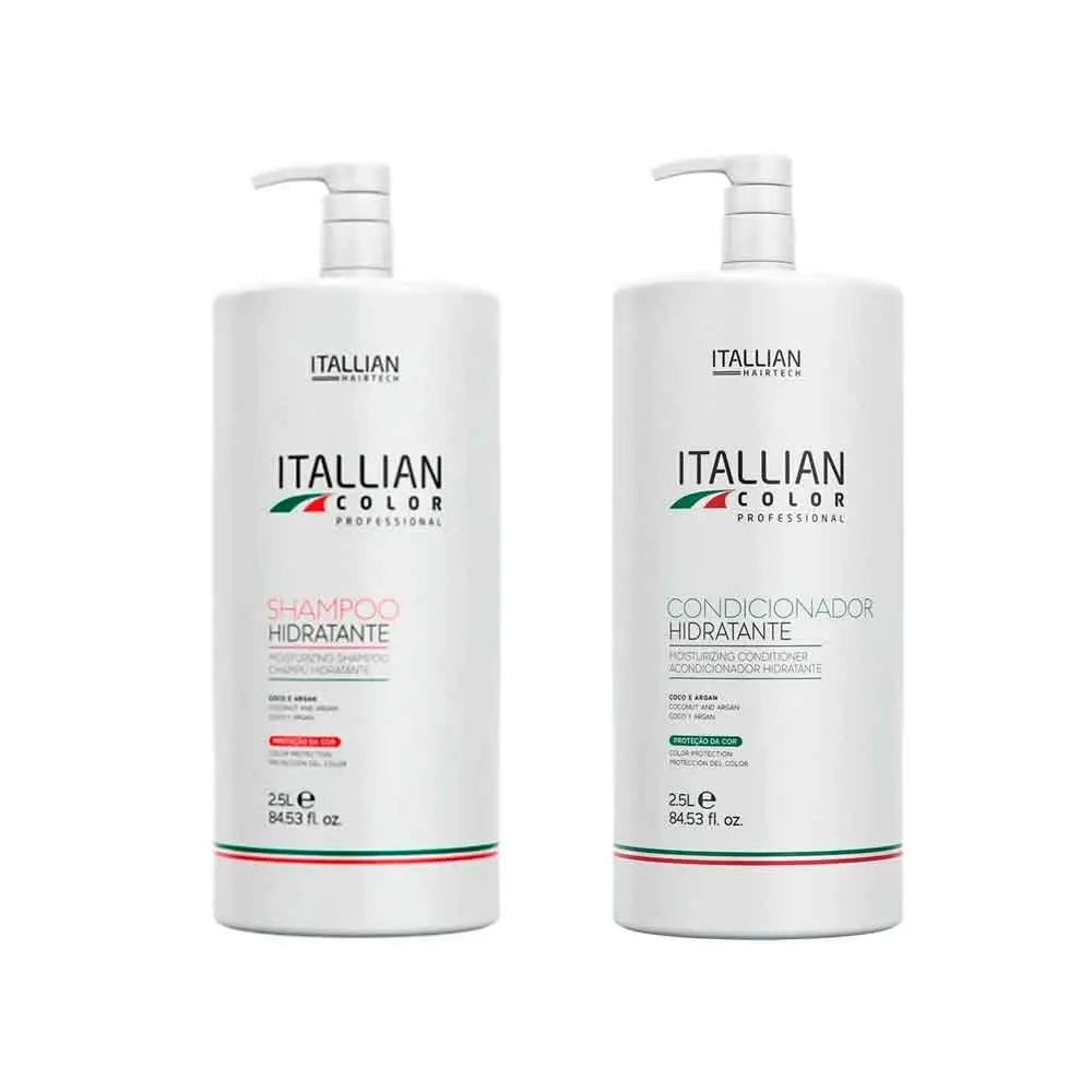 Shampoo E Condicionador De Lavatorio Itallian Collor 2,5 Lt