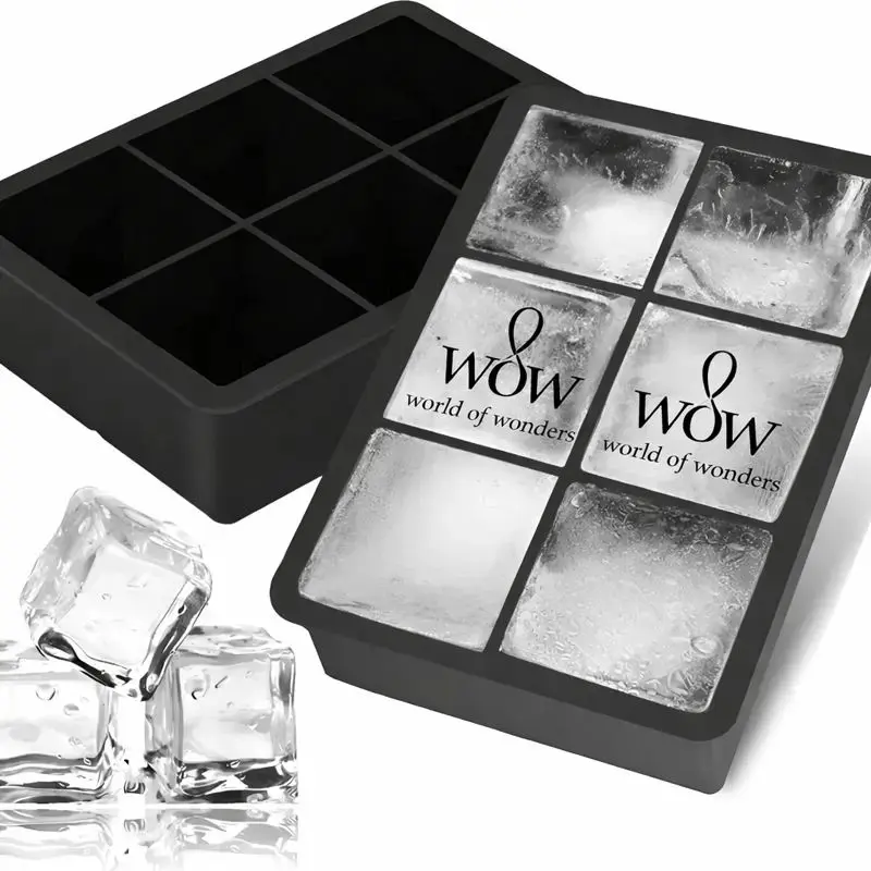 Forma De Silicone Gelo Cubo Grande Cubos Drink Whisky Wow World Of Wonders