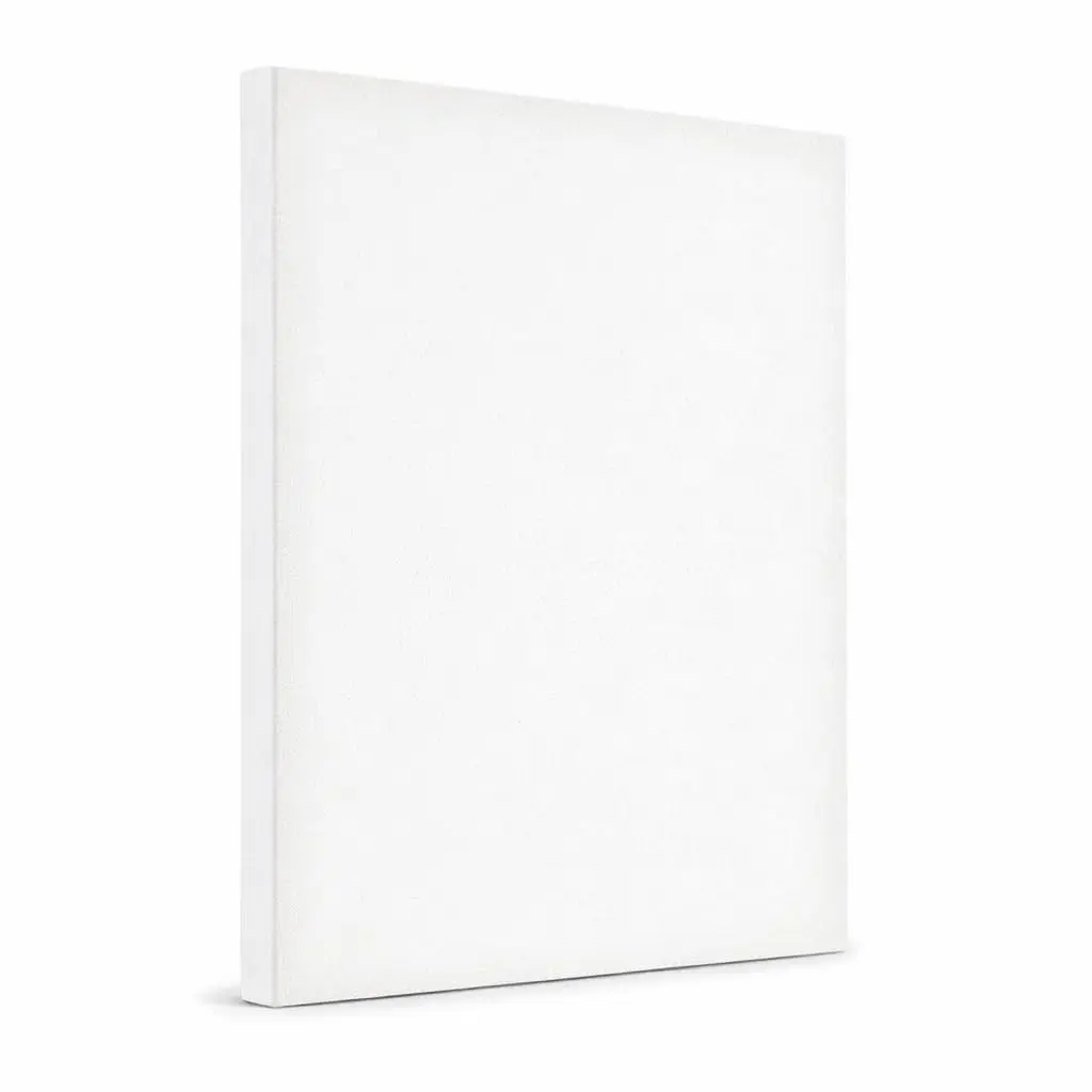 Tela para Pintura 18x24 cm Branca em Algodão Premium com Chassi de Madeira Reforçado – Quadro para Pintura Acrílica Óleo Artesanato Desenho Decoração – Ideal para Artistas Estudantes e Hobby