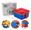 Marmitinha Lancheira Lego Blocos Infantil Escola Divisória - 1