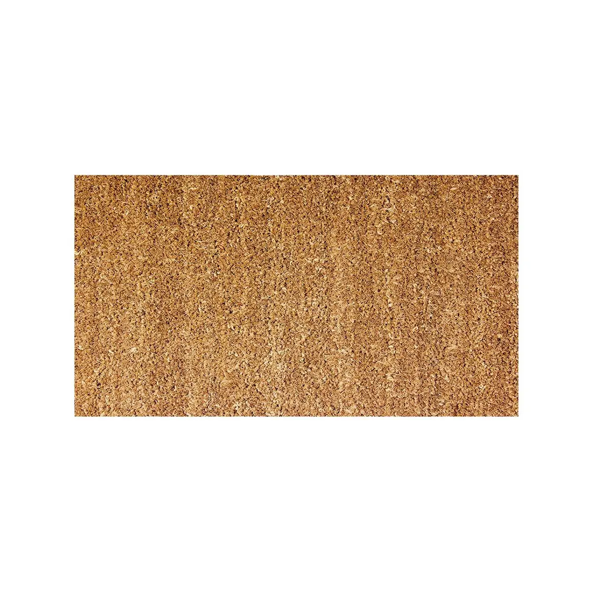 CAPACHO FIBRA DE COCO NATURAL RT 60X33CM SEM ESTAMPA