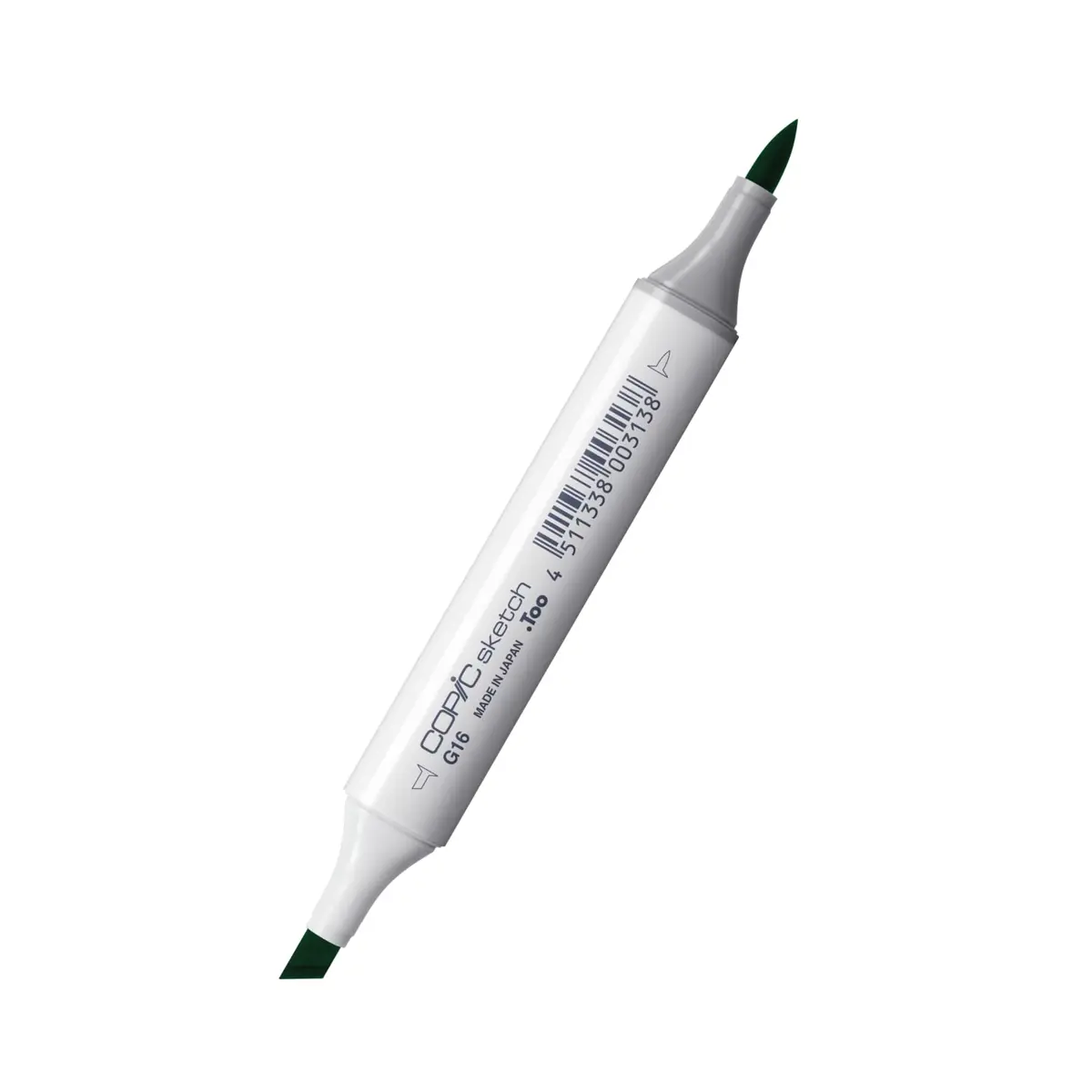 COPIC Marcador Sketch Ponta Dupla Redonda e Chanfrada, Cor G16 Malachite, 1 unidade