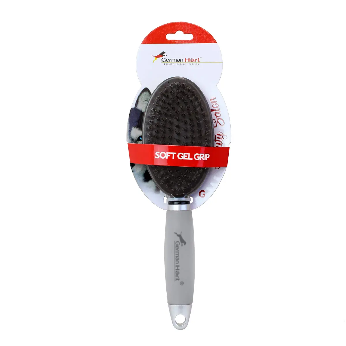 GermanHart Escova Dupla G Gel, Cinza