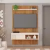 Painel Para Tv Jade Caemmun 1,20 Freijo/off White - 1