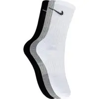 Kit de Meias Nike Everyday Cushioned Crew Cano Alto Unissex