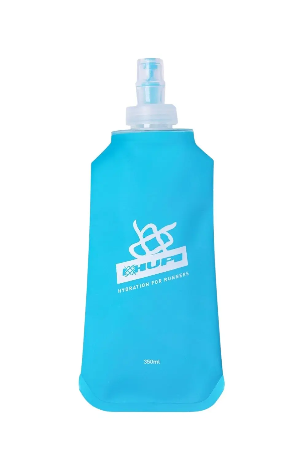 Garrafa Dobrável Soft Flask HUPI 350ml - Boca Pequena | Ideal para Esportes e Corrida, Livre de BPA