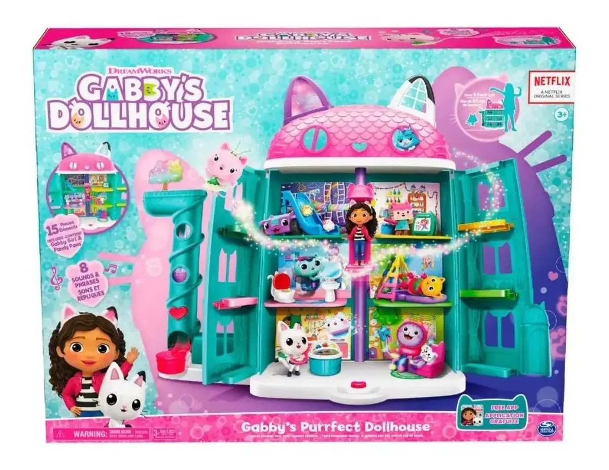 Playset Casa Da Gabby Dollhouse 3063 Sunny Brinquedos thumbnail 2