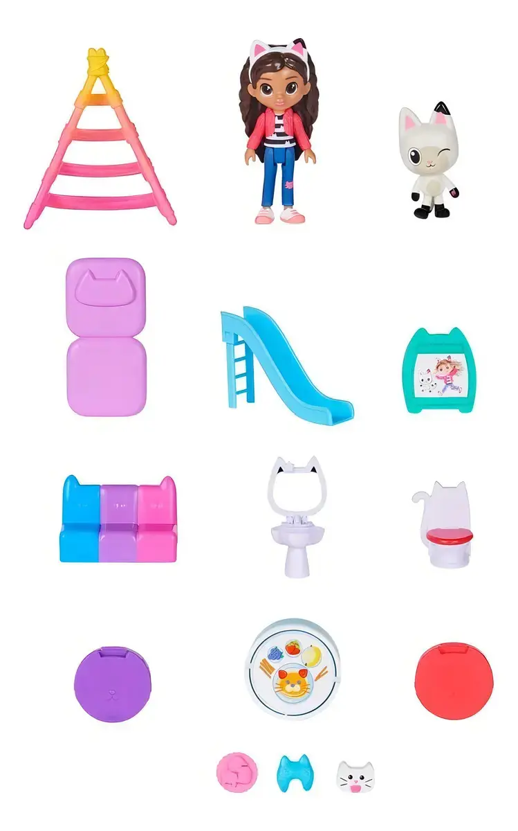 Playset Casa Da Gabby Dollhouse 3063 Sunny Brinquedos thumbnail 5