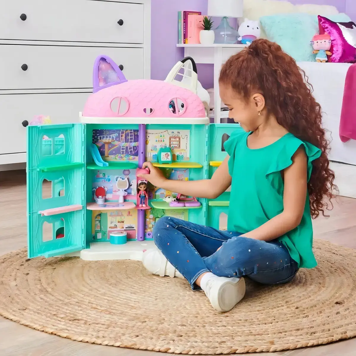 Playset Casa Da Gabby Dollhouse 3063 Sunny Brinquedos thumbnail 10
