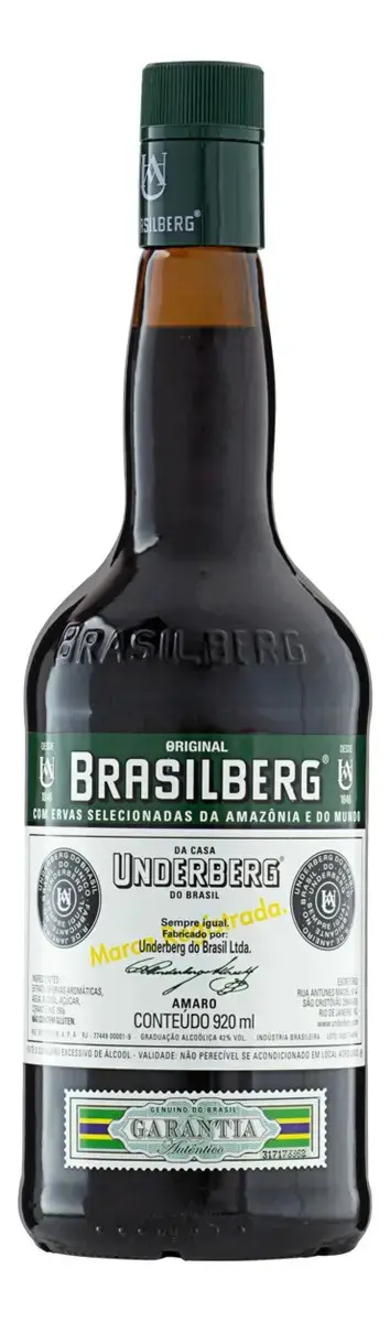 Aperitivo de Ervas Underberg Brasilberg Garrafa 920ml - 1