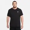Camiseta Nike Sportswear Club Masculina - Preto+Branco - 1