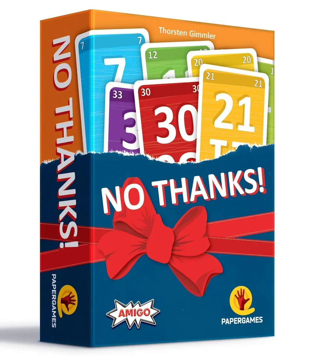 No Thanks! Jogo de Cartas, Papergames, Português