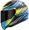 Capacete Ls2 Ff353 Gale Azul Amarelo Preto Fosco - 1